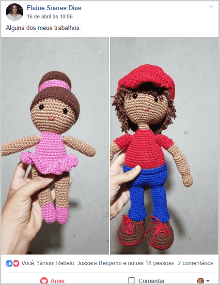 Amigurumi Depoimento 4